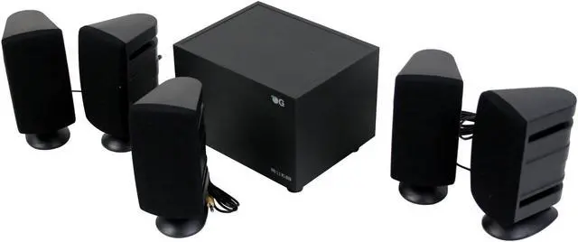 Alt view image 4 of 7 - DCT Factory OG-560 30watts 5.1 Speaker