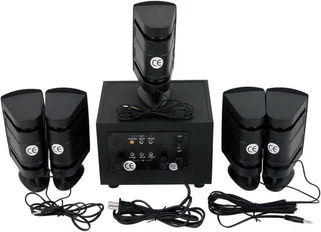 Alt view image 5 of 7 - DCT Factory OG-560 30watts 5.1 Speaker