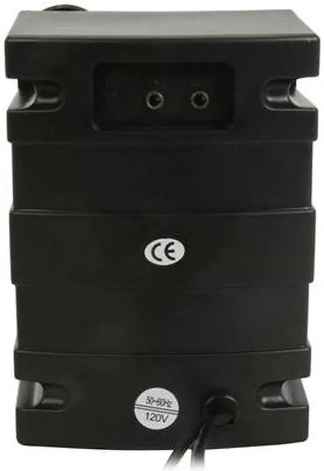 Alt view image 5 of 7 - DCT Factory SPK-1050B 650 Watts (P.M.P.O) 2.1 Black 3-Piece Power Subwoofer System