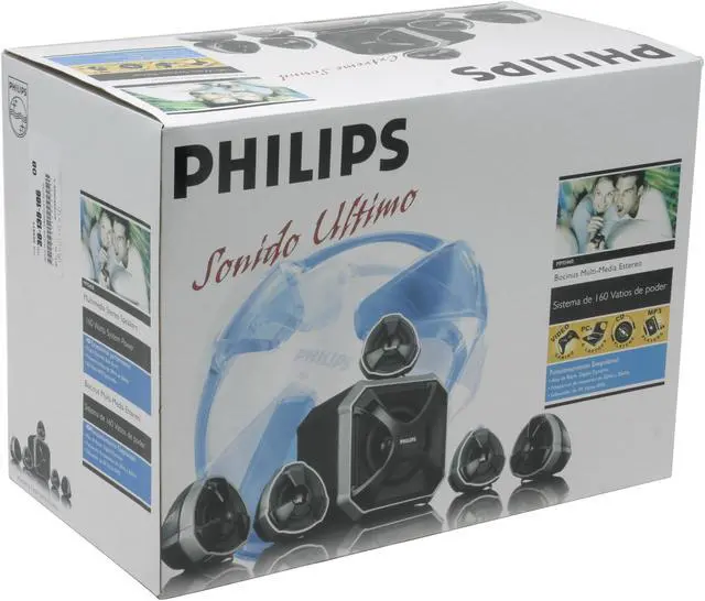 Alt view image 9 of 9 - PHILIPS MMS460 160W 5.1 Speaker