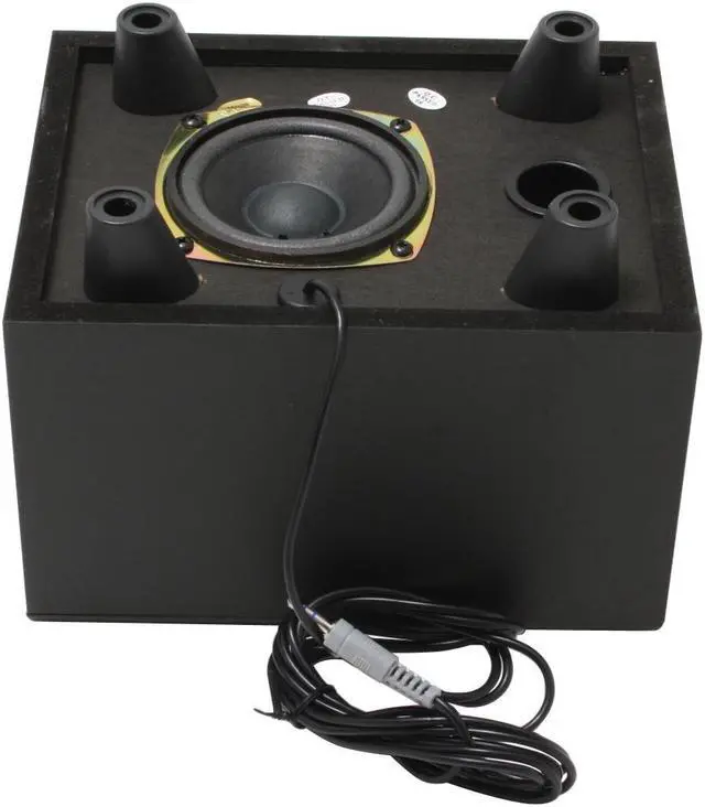 Alt view image 4 of 6 - Cyber Acoustics CA3001RB 8 Watts 2.1 Speakers