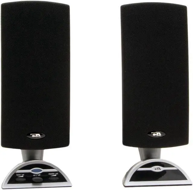 Alt view image 5 of 8 - Cyber Acoustics CA3090WB 7 Watts total RMS 2.1 Black Gaming Speaker - OEM