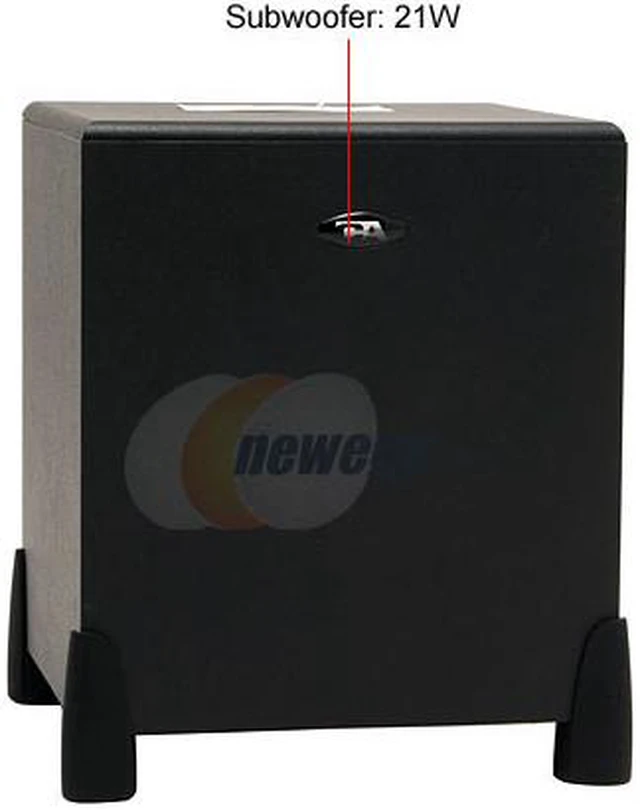 Alt view image 2 of 9 - Cyber Acoustics CA4400WB 45 watts 4.1 Black Speaker - OEM