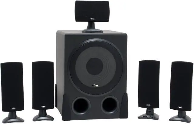 Main image of Cyber Acoustics CA5001WB 80 watts 5.1 Black Speaker - OEM