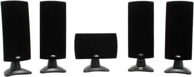 Alt view image 5 of 10 - Cyber Acoustics CA5001WB 80 watts 5.1 Black Speaker - OEM