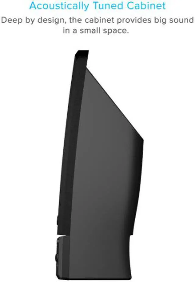 Alt view image 3 of 3 - Cyber Acoustics USB Desktop Speakers CA-2014USB