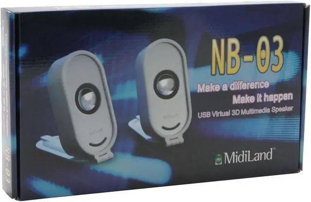 Alt view image 7 of 7 - MidiLand NB-03 6 Watts 2.0 Speaker