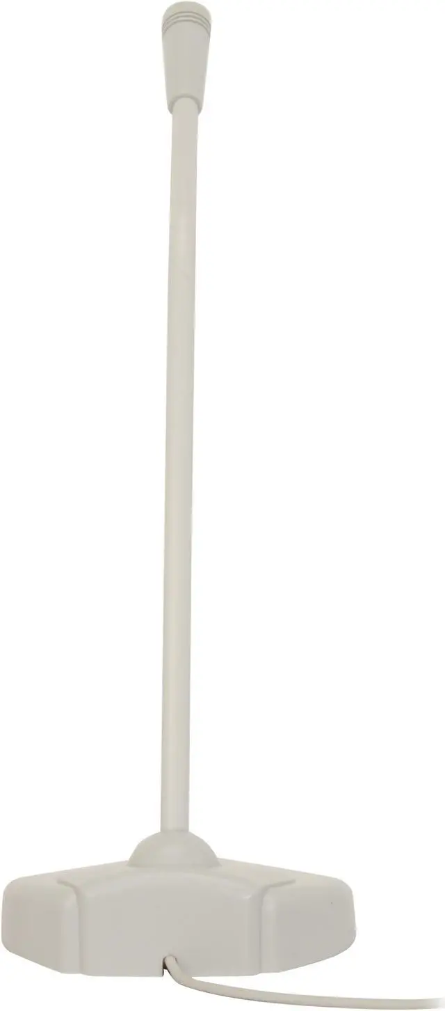 Alt view image 3 of 7 - MICRO INNOVATIONS MM710M White 3.5mm Connector VoiceMaster Desktop Microphone