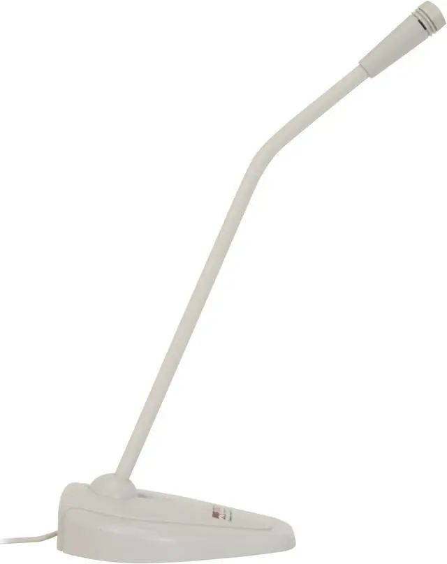 Alt view image 4 of 7 - MICRO INNOVATIONS MM710M White 3.5mm Connector VoiceMaster Desktop Microphone