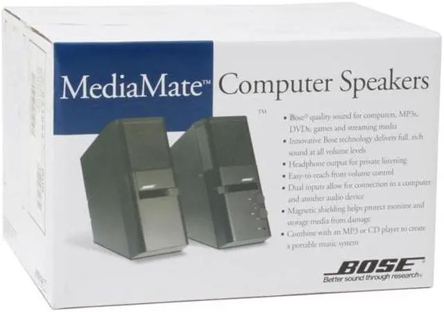 Alt view image 6 of 6 - Bose® MediaMate® Computer Speakers Model 262884-040