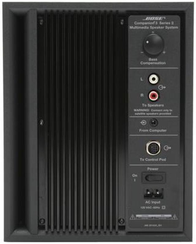 Alt view image 8 of 15 - Bose® Companion® 3 multimedia speaker system
