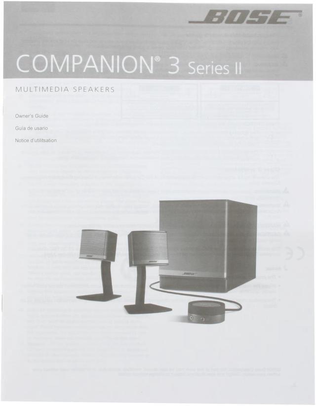 Alt view image 14 of 15 - Bose® Companion® 3 multimedia speaker system