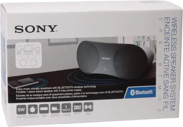 Alt view image 10 of 10 - SONY SRS-BTM30 Stereo Bluetooth Speaker