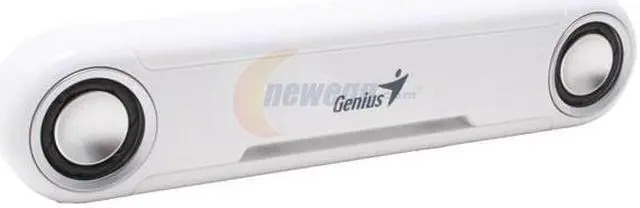 Main image of Genius SP-I200U 2 watts 2.0 White Slim Portable USB Speaker
