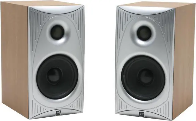 Alt view image 3 of 5 - Angstrom Omega II Bookshelf AO 200 Miniature 2-way loudspeaker Pair