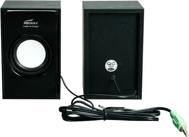 Alt view image 5 of 6 - Eagle ET-AR304-BK 7 W 2.1 Speakers