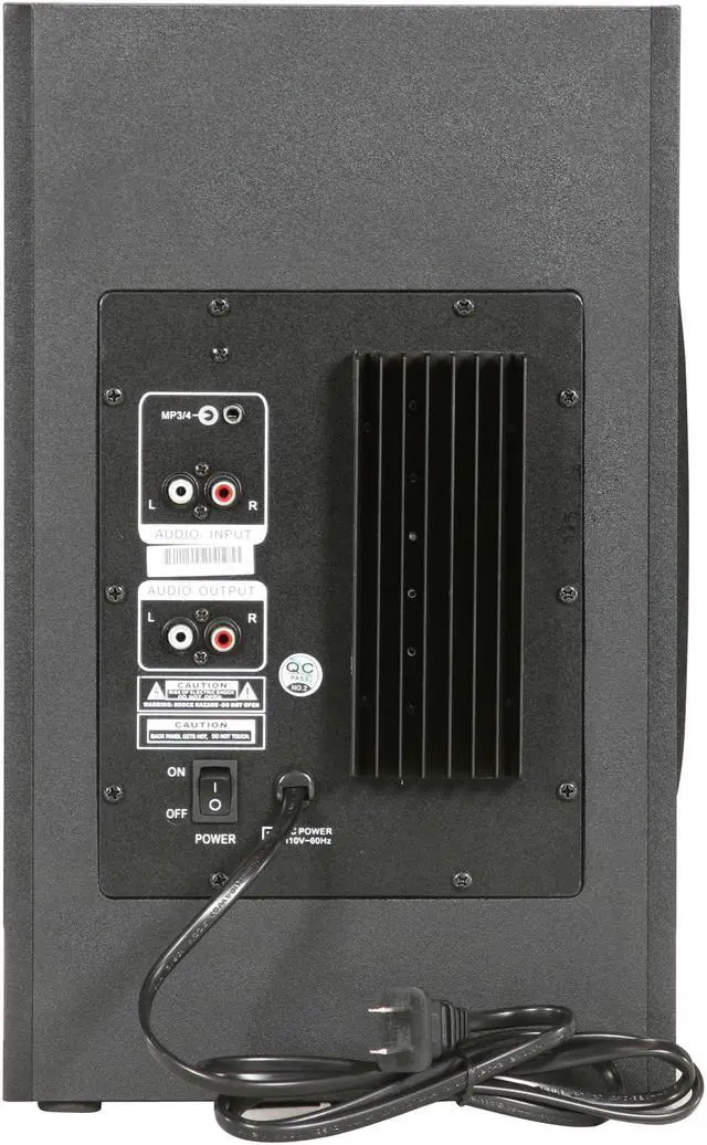 Alt view image 5 of 10 - Eagle  ET-AR508LR-BK  
140 Watts  2.1  Speakers