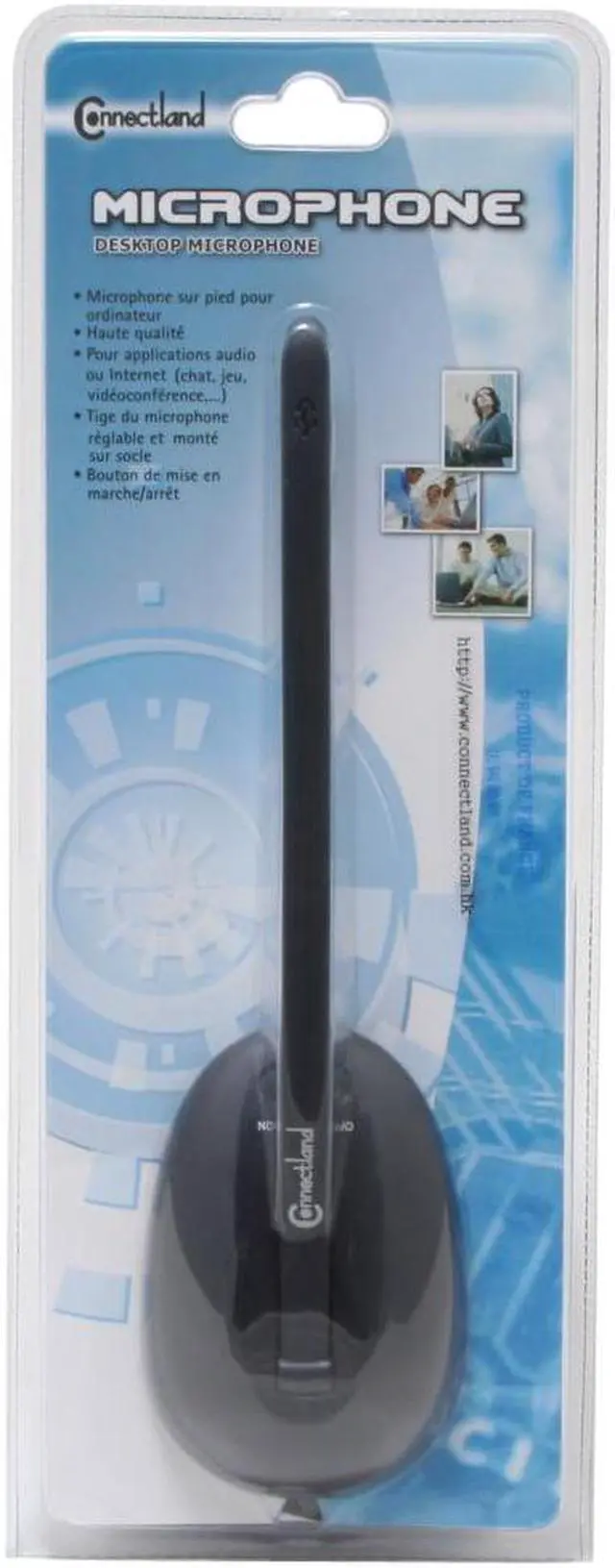 Alt view image 2 of 3 - SYBA CL-SM-001 Black 3.5mm Connector Microphone with Adjustable Rod