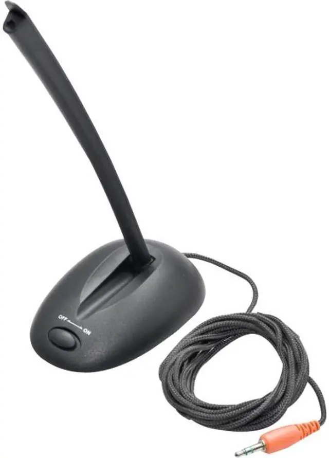 Alt view image 3 of 3 - SYBA CL-SM-001 Black 3.5mm Connector Microphone with Adjustable Rod