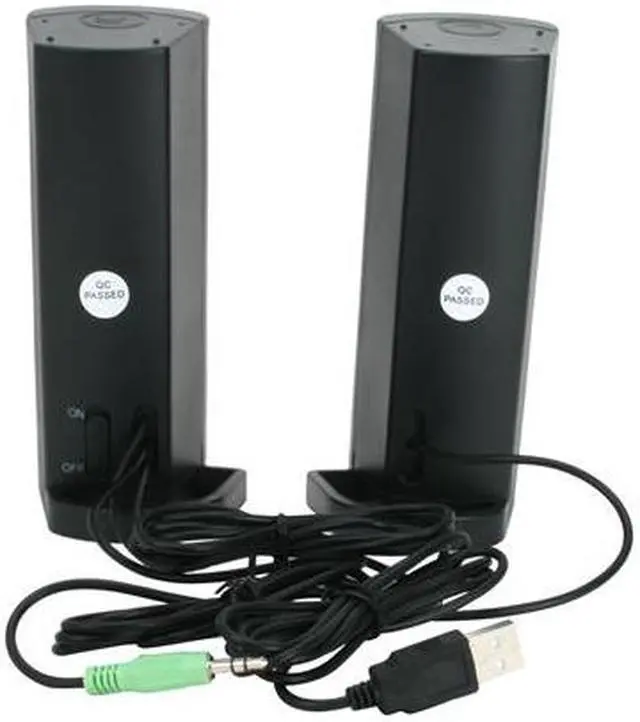 Alt view image 5 of 6 - Connectland CL-SPK20037 2.0 USB Powered Stereo Speaker