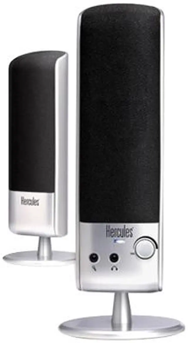 Main image of Hercules 4769177 5 Watts RMS total output power and 10 Watts Peak Power 2.0 XPS 2.0 10 2-Piece Multimedia Speaker Set