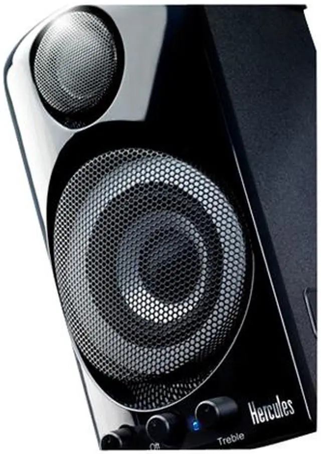 Alt view image 2 of 4 - Hercules XPS 2.0 60 30 Watts RMS 2.0 HiFi Inspired 2.0 Multimedia Speakers Set