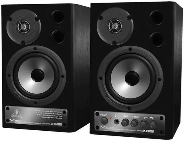Main image of BEHRINGER MS20 20 Watts 2.0 24-Bit/192 kHz Digital Stereo Near Field Monitors