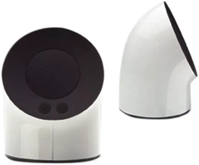 LACIE - Paire d'enceintes USB model BOBOURG - Blanche - Bon état