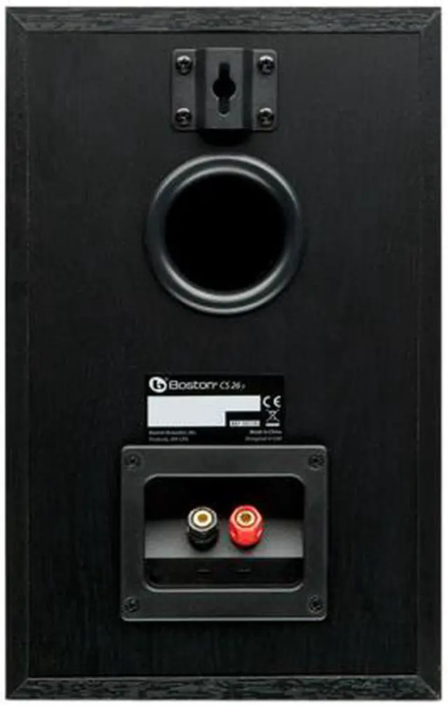 Alt view image 4 of 4 - Boston Acoustics CS26IIB Blk Bookshelf Speaker Refurbished, 6 in 2 way Entry Single
