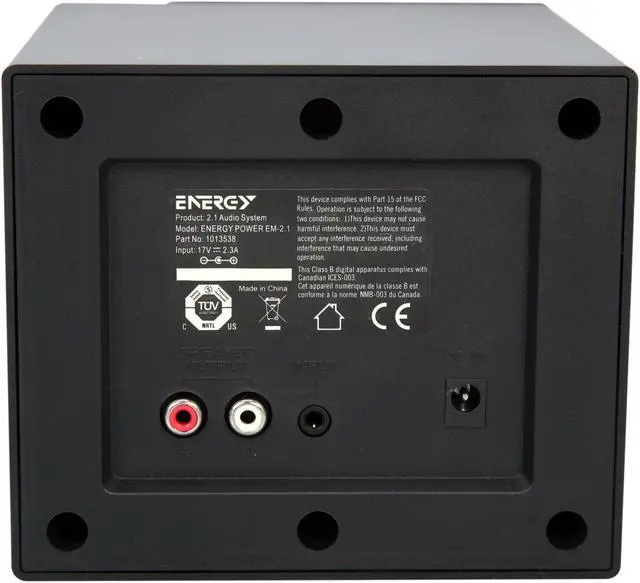 Alt view image 9 of 10 - Energy EM-2.1 25 Watts 2.1 Computer/Tablet Speaker Multimedia System