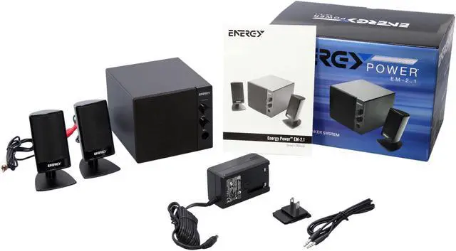 Alt view image 10 of 10 - Energy EM-2.1 25 Watts 2.1 Computer/Tablet Speaker Multimedia System