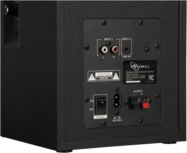 Alt view image 7 of 10 - Rosewill BZ-201 Bluetooth 2.0 Speaker System, 50 Watts RMS- Best for Music, Movies, and Gaming Systems