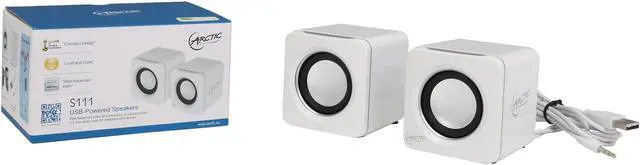 Alt view image 5 of 5 - Arctic Cooling S111 USB Powered Portable Speaker-White