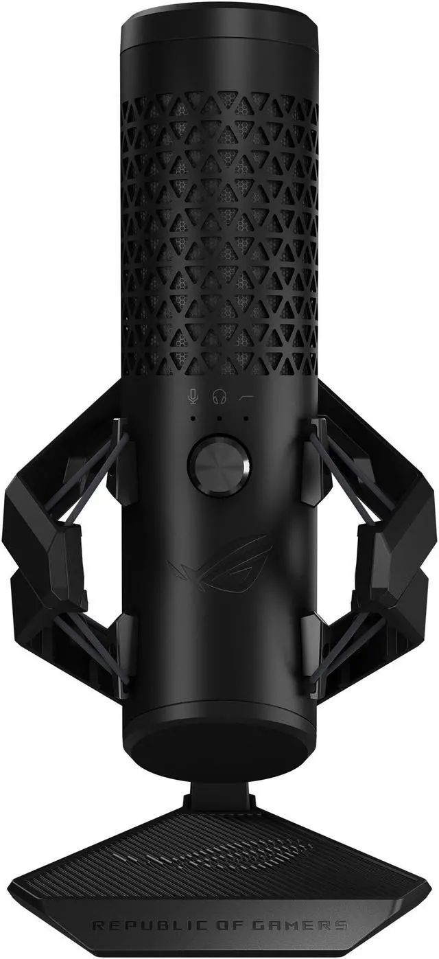 Alt view image 2 of 4 - ASUS ROG Carnyx USB gaming microphone certified by professional streamer, studio-grade 25 mm condenser capsule, high-pass filter, build-in pop filter, premium metal shock mount, Aura RGB, Black