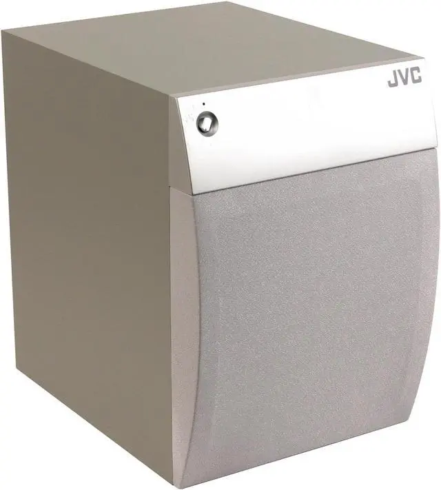 Alt view image 3 of 5 - JVC SPPWA670 Subwoofer Only 10" 120W Powered Subwoofer W/ Silver Color