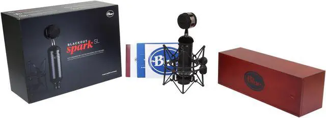 Alt view image 11 of 11 - Blue SL XLR Condenser Microphone - Blackout Spark