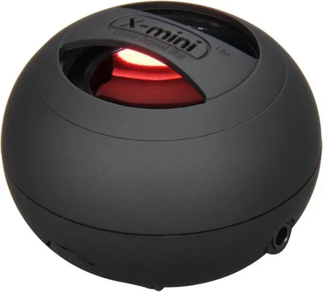 Alt view image 2 of 8 - XMI Black 3.5mm Capsule Speaker X-Mini II