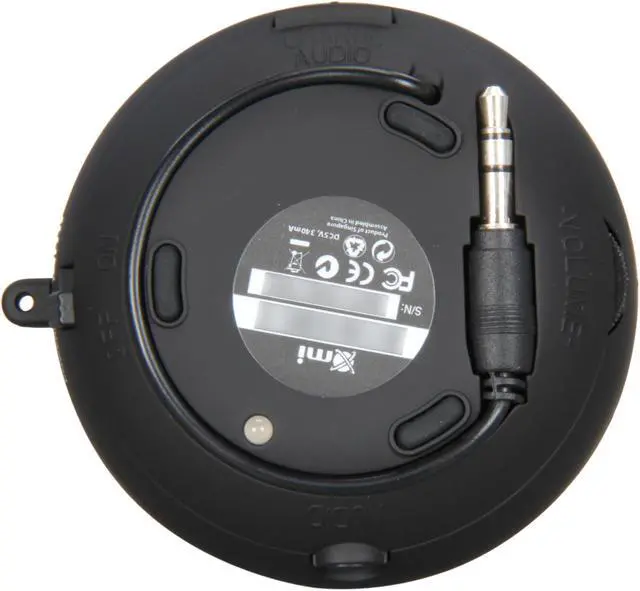 Alt view image 7 of 8 - XMI Black 3.5mm Capsule Speaker X-Mini II