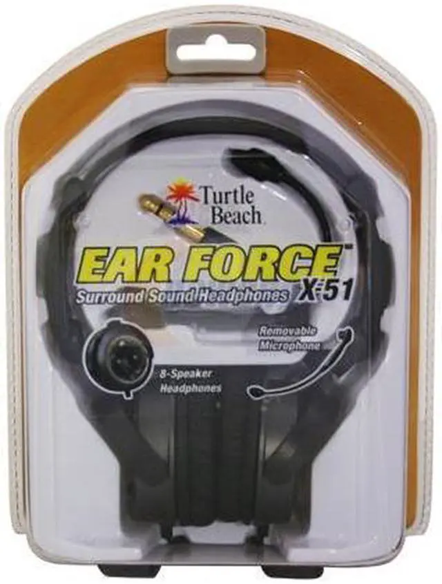 Alt view image 3 of 3 - Turtle Beach TBS-1110-01 Circumaural Ear Force X-51 5.1 Surround Sound Headset