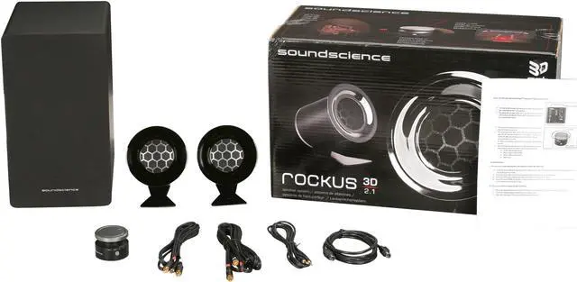 Alt view image 6 of 6 - Antec Soundscience rockus 3D|2.1 Speakers