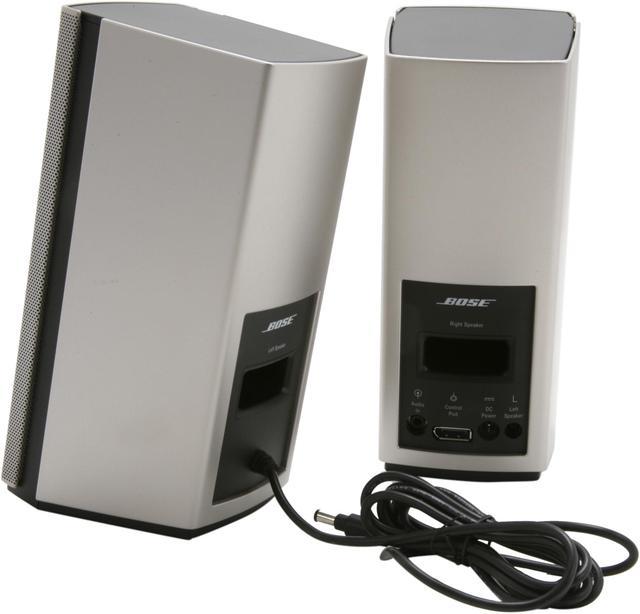 Used Bose Companion 20 Multimedia Speaker System, Silver 329509-1300
