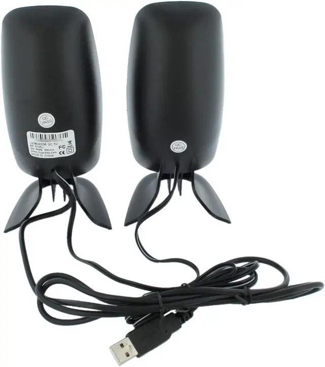 Alt view image 5 of 11 - Pixxo SP-5100 2 Watts RMS 2.0 USB Stereo Speakers