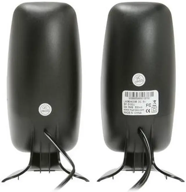 Alt view image 10 of 11 - Pixxo SP-5100 2 Watts RMS 2.0 USB Stereo Speakers