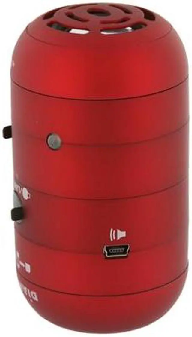 Alt view image 2 of 12 - DIAMOND MSP100R 4 Watts 2.0 Mini Rockers Mobile Speakers - RED