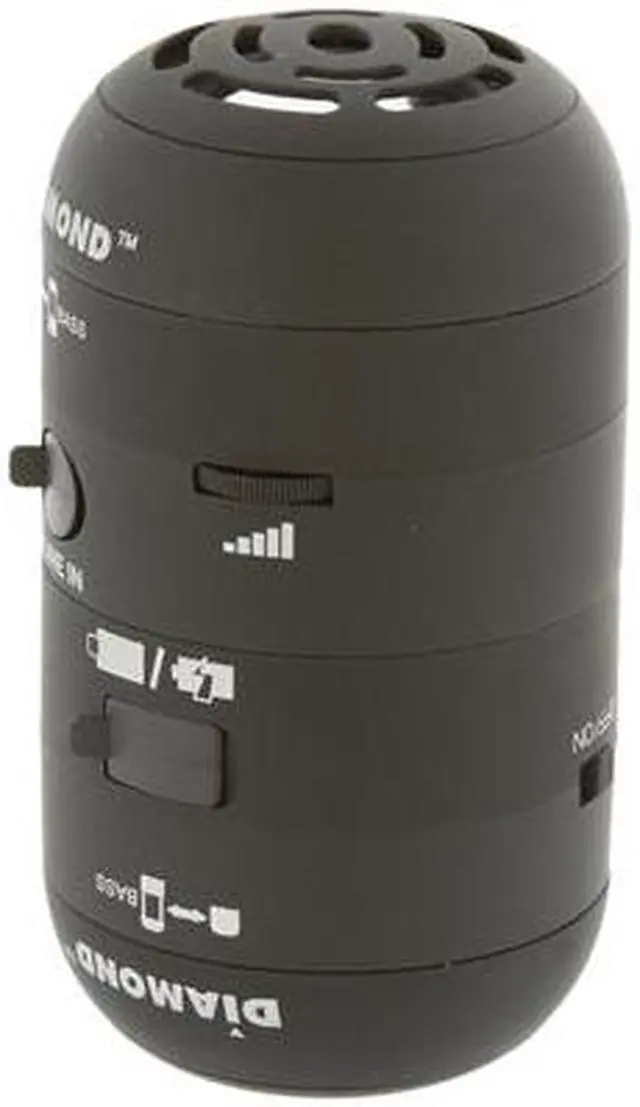 Main image of DIAMOND MSP100B 4 Watts 2.0 Mini Rockers Mobile Speakers - BLACK