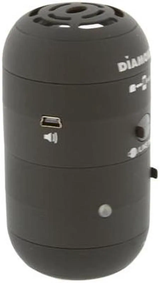 Alt view image 6 of 10 - DIAMOND MSP100B 4 Watts 2.0 Mini Rockers Mobile Speakers - BLACK
