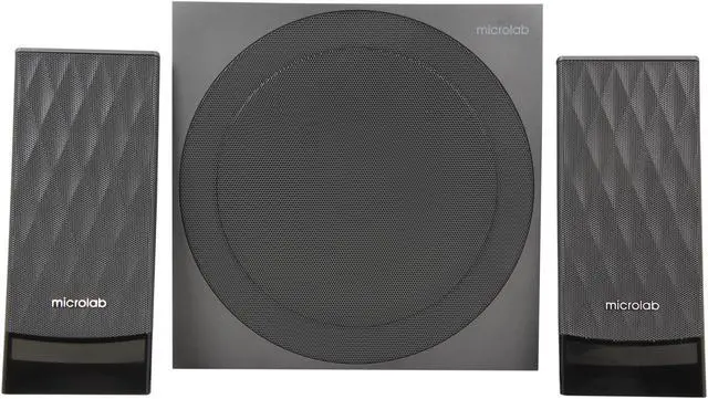Alt view image 2 of 5 - Microlab SP-FC20BK 85W 2.1 Powerful Subwoofer DSP Stereo Speakers