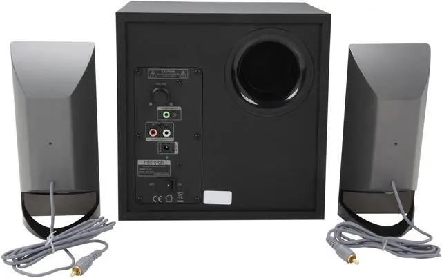 Alt view image 4 of 5 - Microlab SP-FC20BK 85W 2.1 Powerful Subwoofer DSP Stereo Speakers