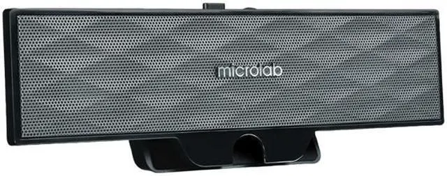 Alt view image 2 of 4 - Microlab B51 Portable USB-Powered Clip-on Speakers with 3.5 mm Jack