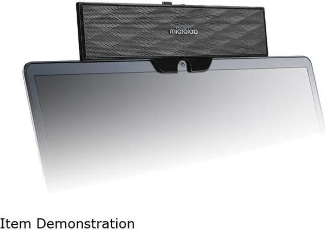 Alt view image 4 of 4 - Microlab B51 Portable USB-Powered Clip-on Speakers with 3.5 mm Jack